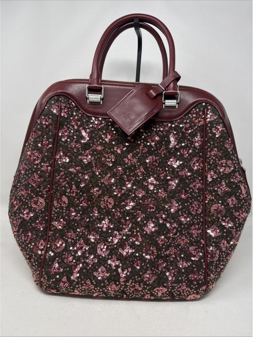 Louis Vuitton Limited Edition Burgundy Sunshine Express Bag Runway Rare COA